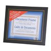 Nudell Frame, Leatherette, Plastic Face, 8-1/2"x11", 2/PK, Black PK NUD21202